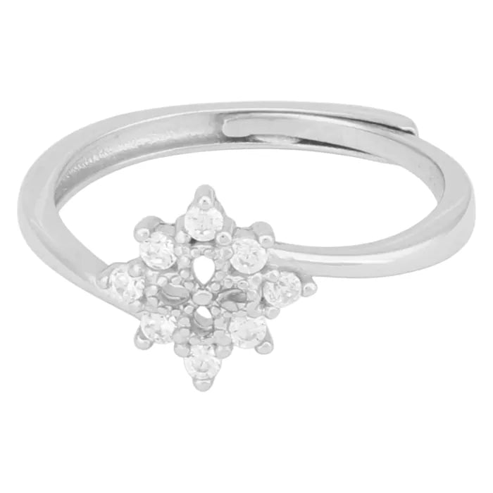 Sparkling Snowflake Ring