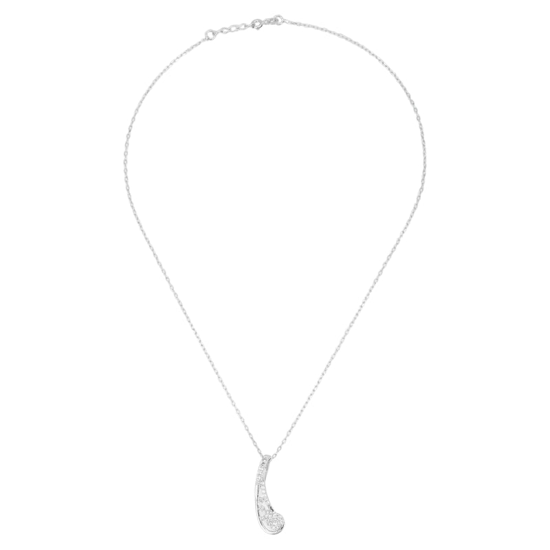 Abstract Crystal Drop Necklace
