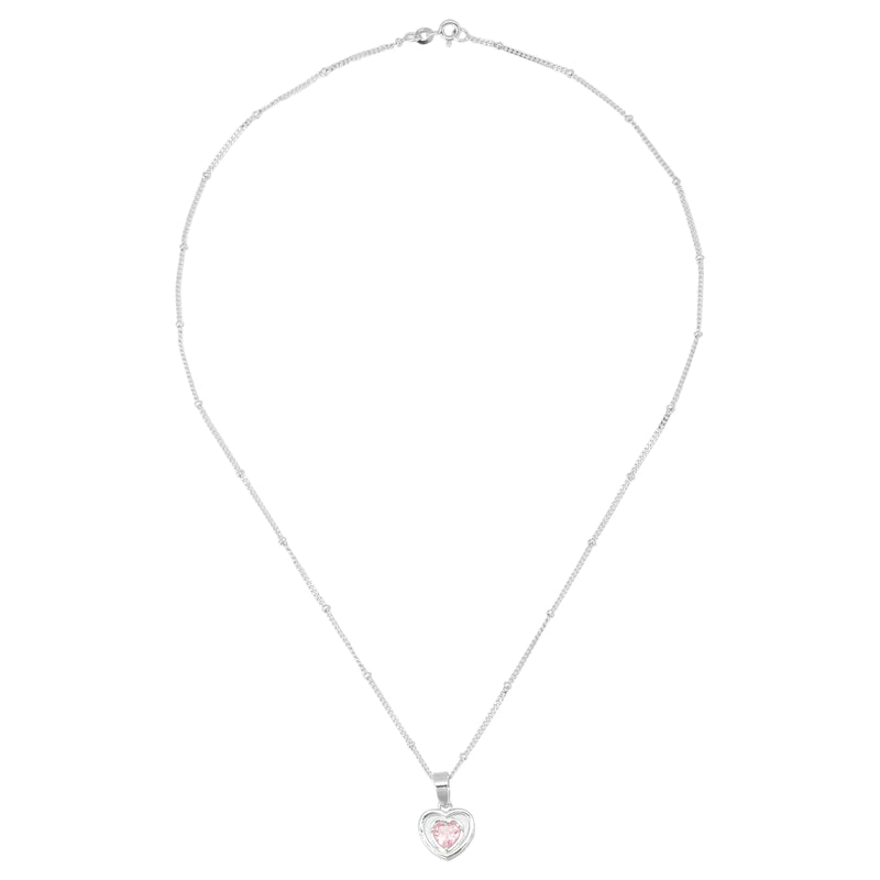 Pink Heart Necklace