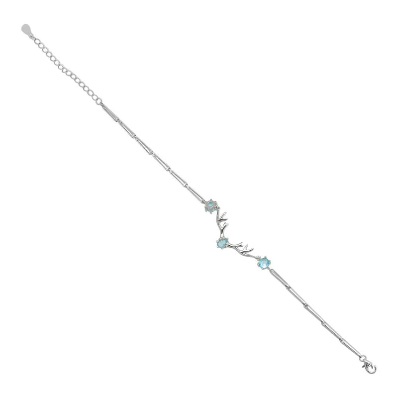 Charm Bracelet with Blue Accents