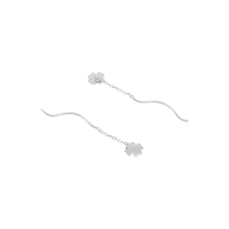 Clover Chain Drop Studs