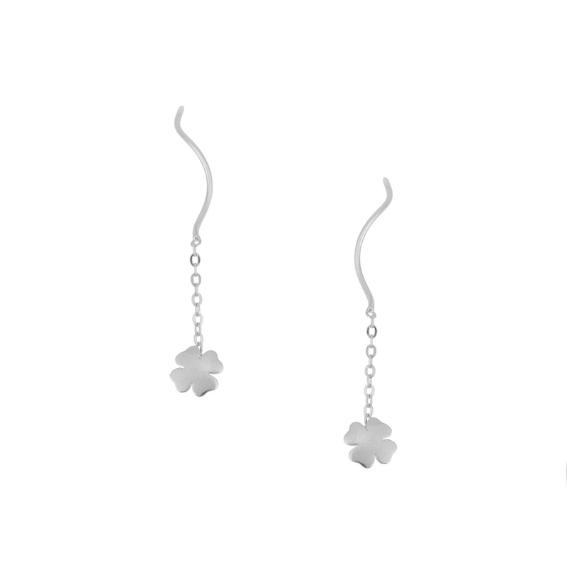 Clover Chain Drop Studs