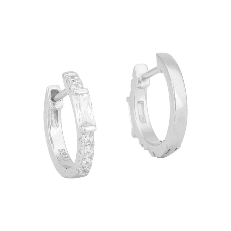 Classic Pavé Hoop Earrings