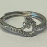 Sterling Silver Flutter Grace Butterfly Ring