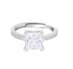Sterling Silver Classic Halo Ring