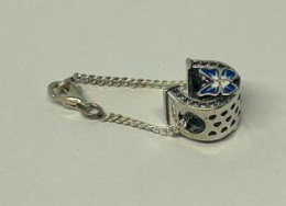 Midnight Blossom Chain Charm