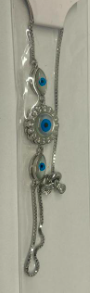 Sterling Silver Evil Eye Protection Bracelet