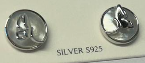 Sterling Silver Whispering Wings Studs