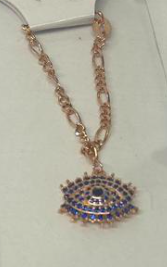 Rose Gold Evil Eye Charm