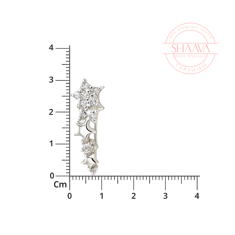 Celestial Star Climber Earrings