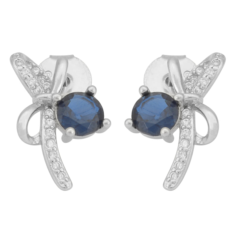 Midnight Bow Elegance Earrings