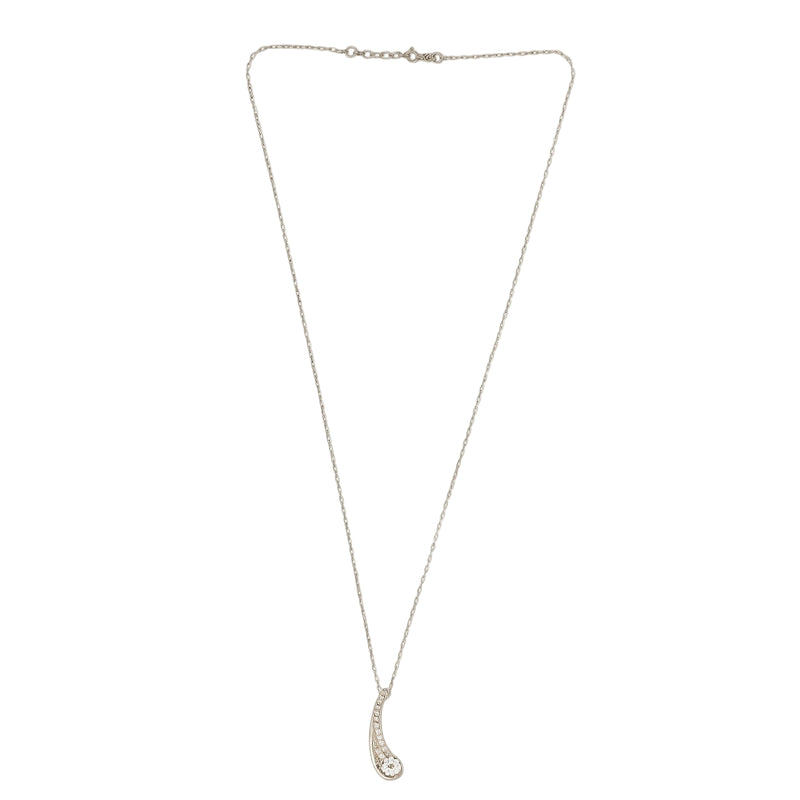 Abstract Crystal Drop Necklace