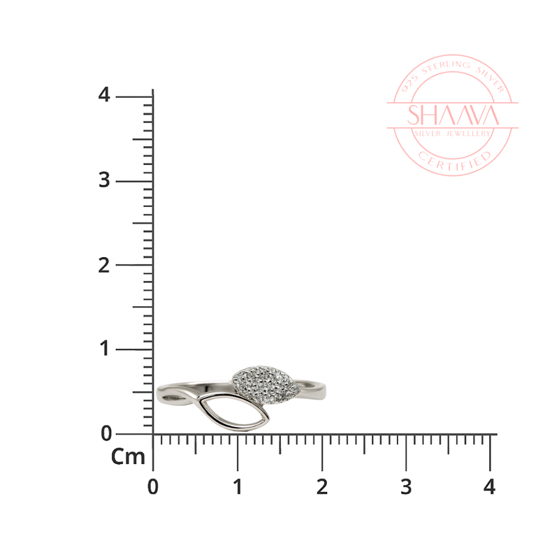 Twilight Leaf Open Ring