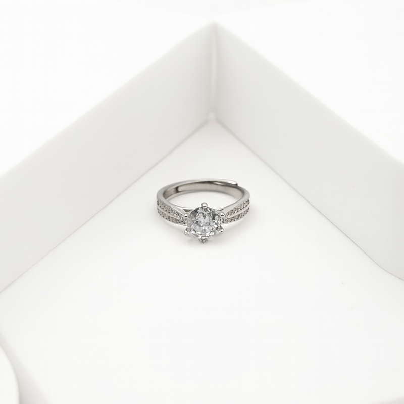 Radiant Promise Split-Shank Ring