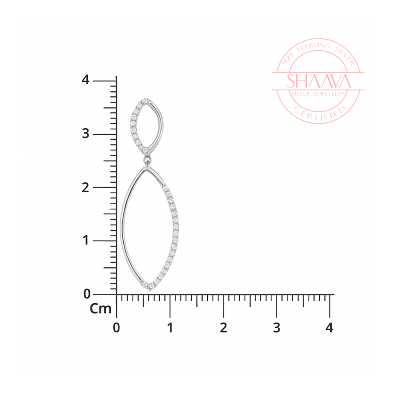 Elegant Dual Teardrop Dangle Earrings