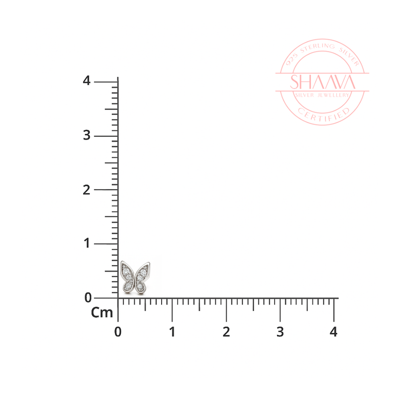 Whimsical Wings Butterfly Stud Earrings