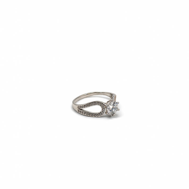 Curvy Solitaire Ring