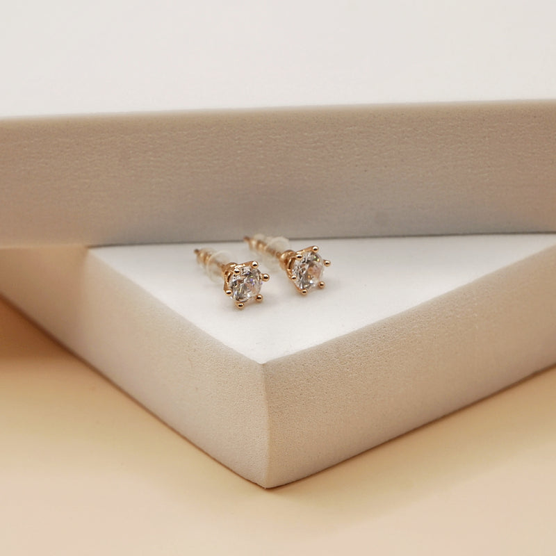 Classic 6-Prong Stud Earrings
