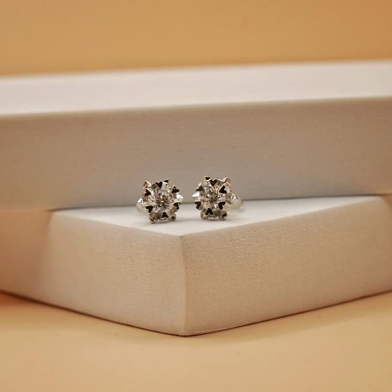 Starlight Burst Stud Earrings