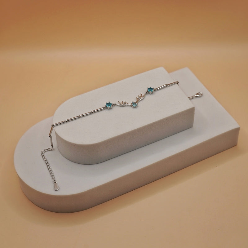 Charm Bracelet with Blue Accents