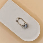 Midnight Blossom Chain Charm