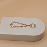 Rose Gold Smiley Charm