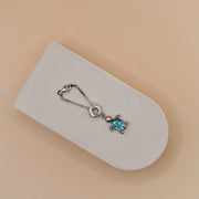 Blue Turtle Chain Charm