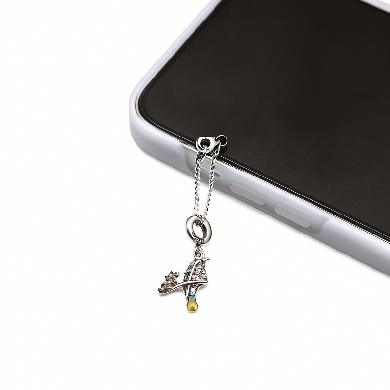 Colorful Parrot Chain Charm