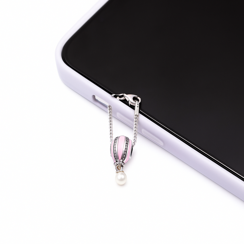 Hot Air Balloon Chain Charm