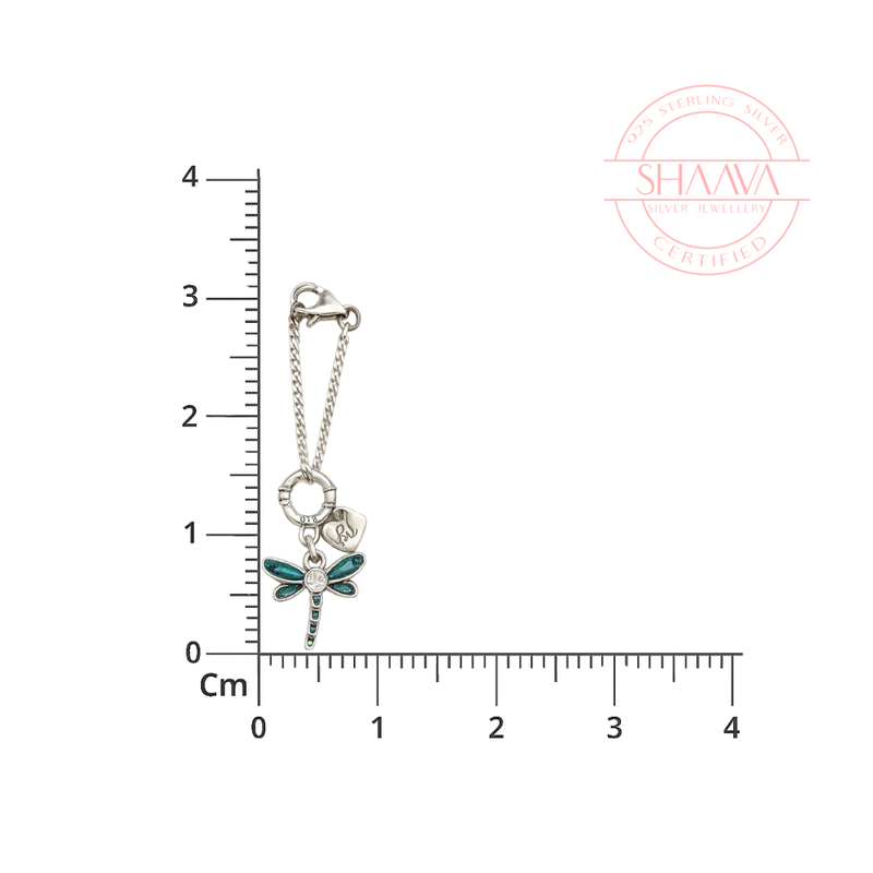 Dragonfly Chain Charm – "Free" Heart Tag