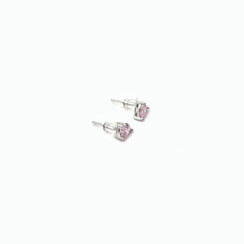 Blush Heart Spark Studs