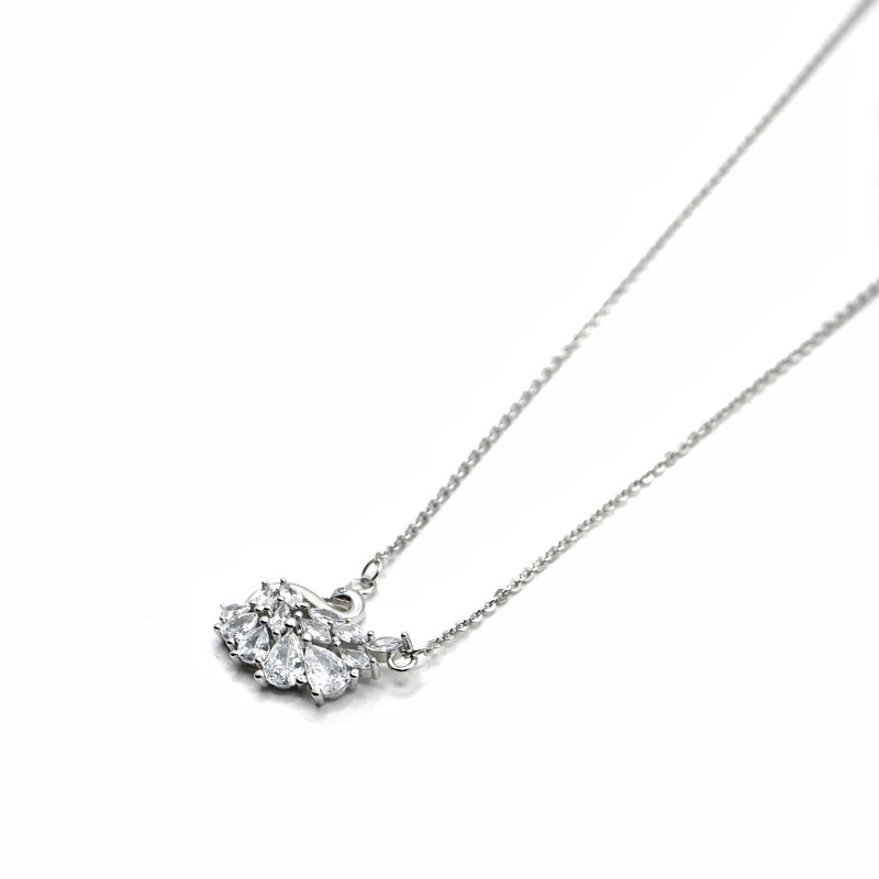 Graceful Swan Sparkle Necklace