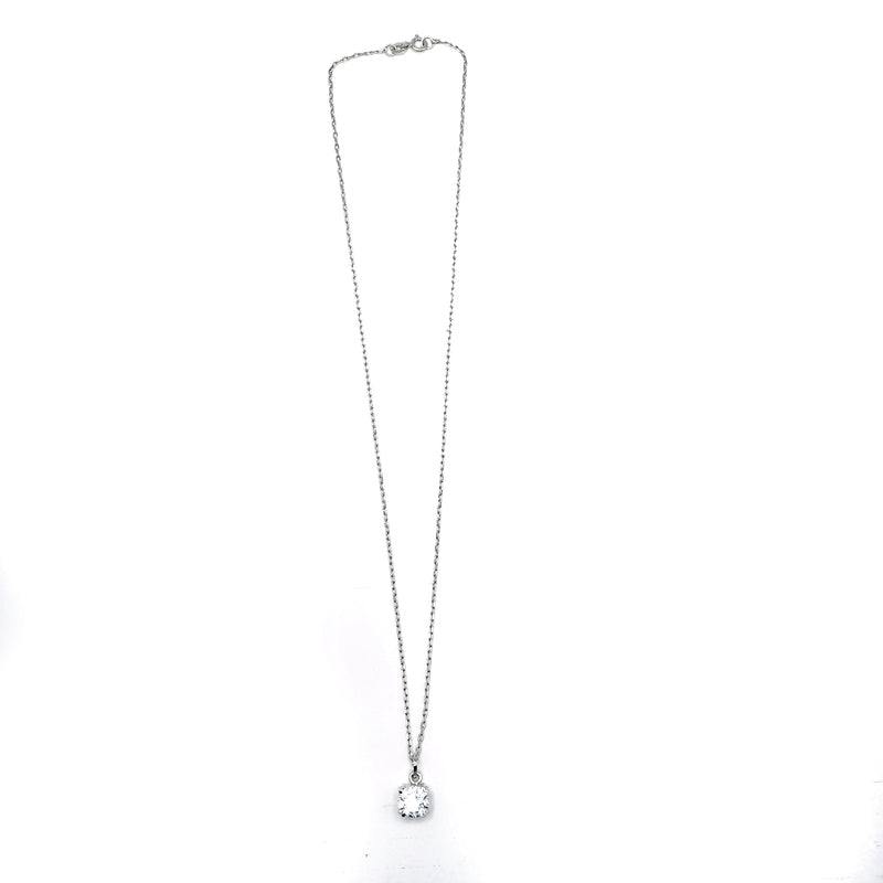 Classic Solitaire Necklace