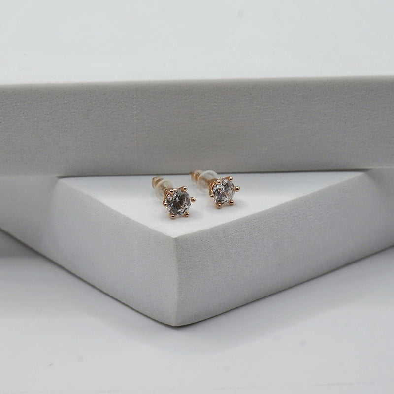 Classic 6-Prong Stud Earrings
