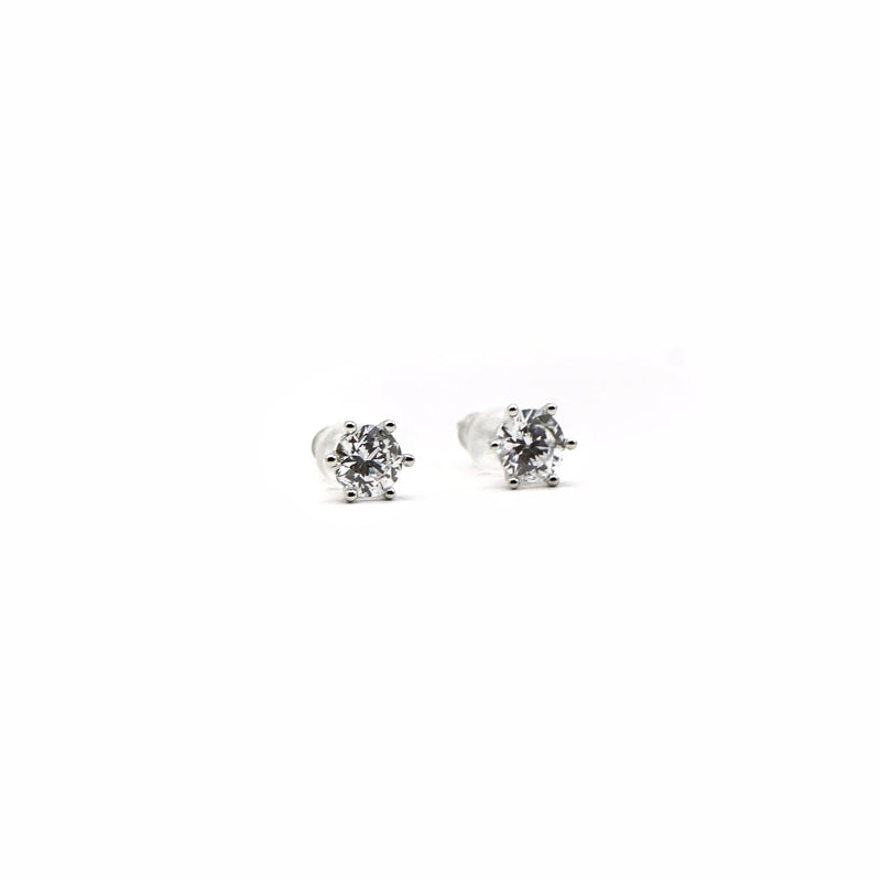 Classic 6-Prong Stud Earrings