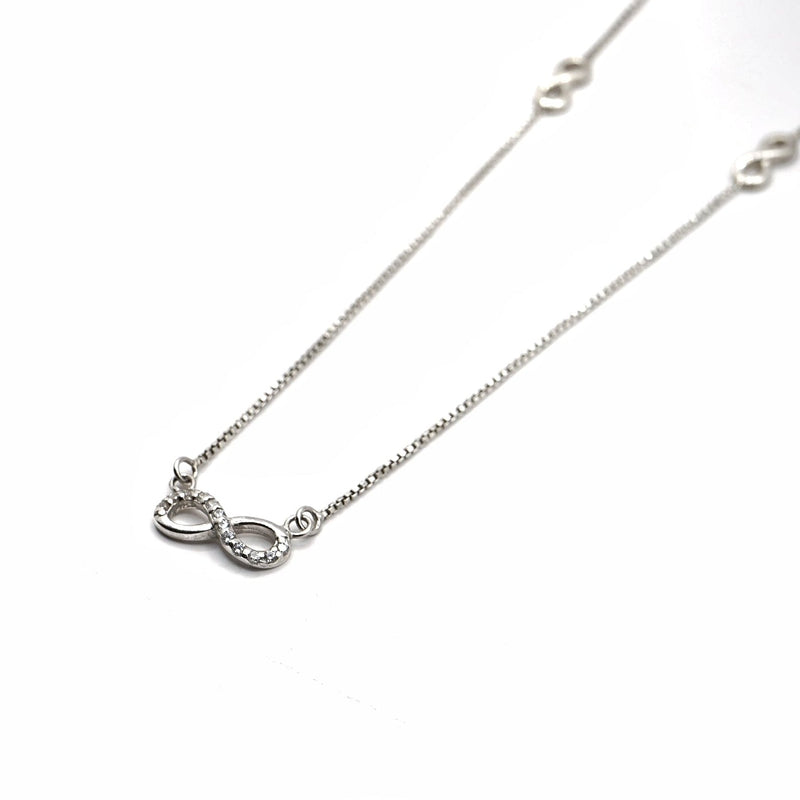 Sterling Silver Infinity Necklace