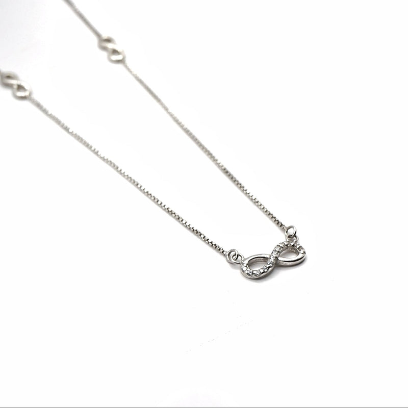 Sterling Silver Infinity Necklace