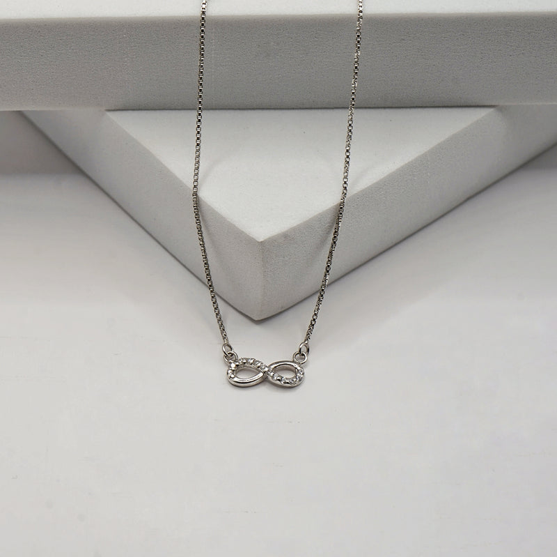 Sterling Silver Infinity Necklace