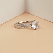 Classic Solitaire Sparkle Ring