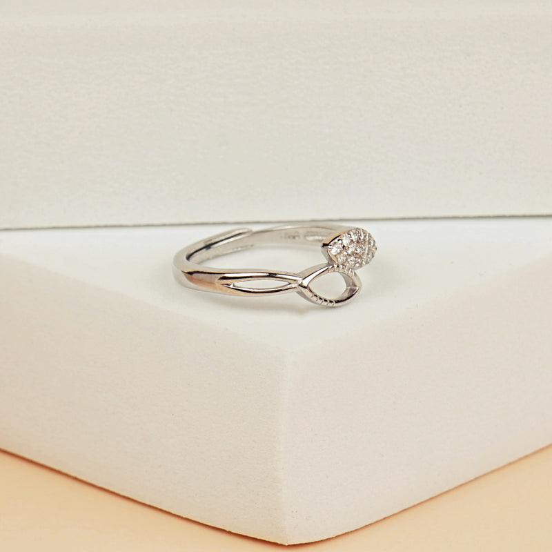 Twilight Leaf Open Ring