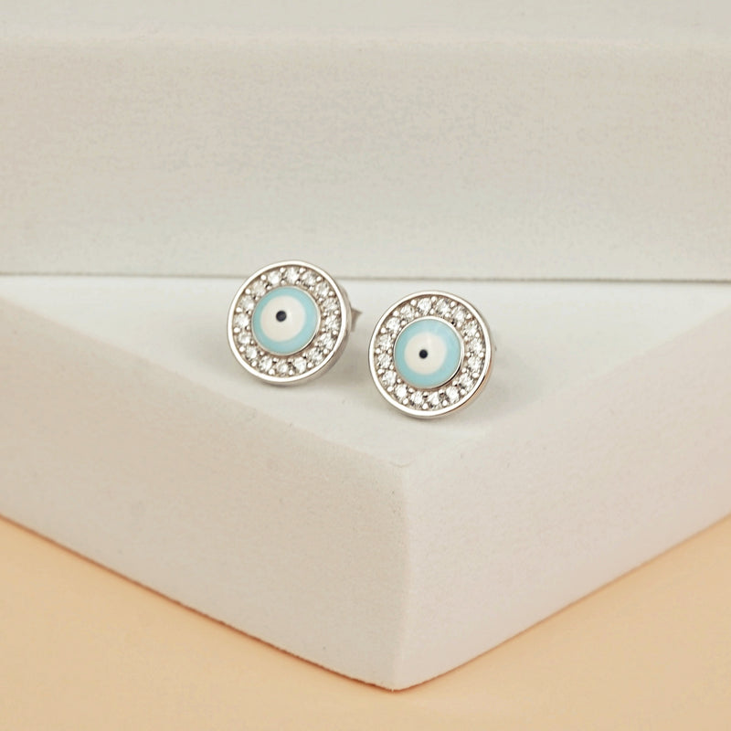 Evil Eye Stud Earrings