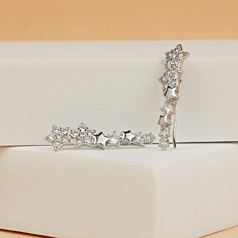 Celestial Star Climber Earrings