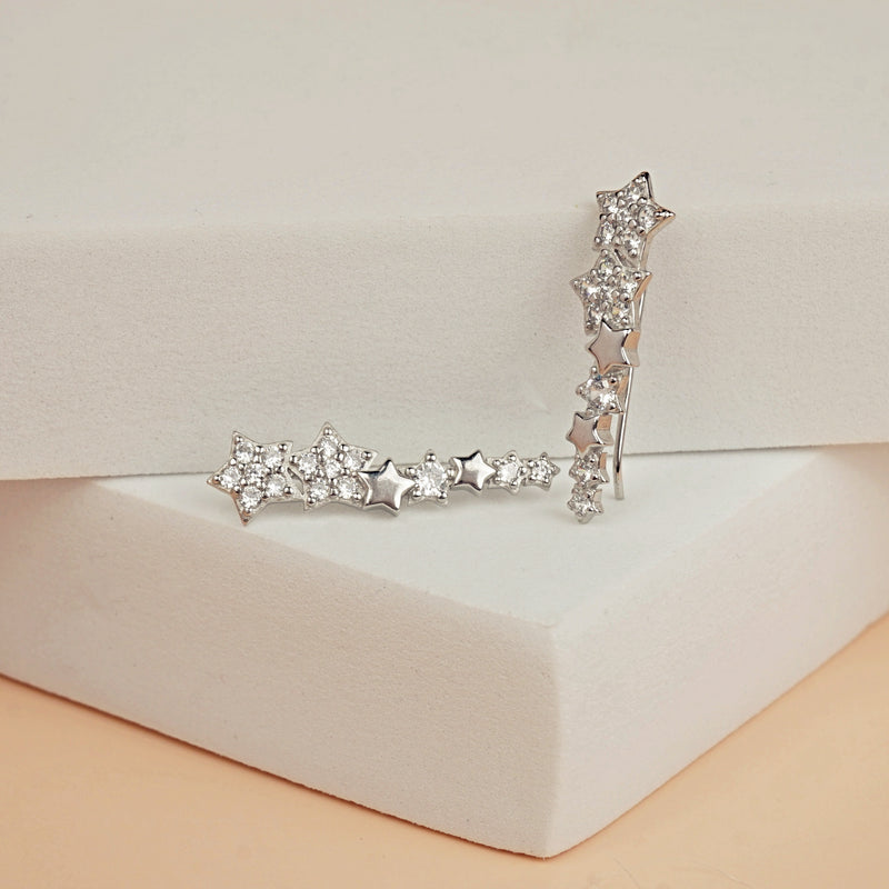 Celestial Star Climber Earrings