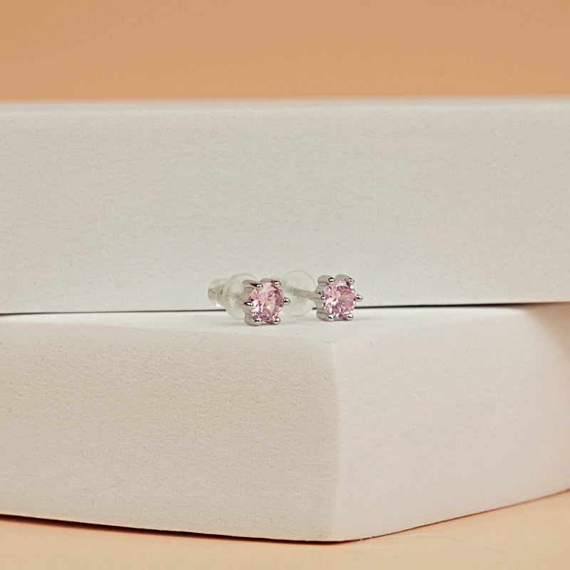 Blush Sparkle Studs