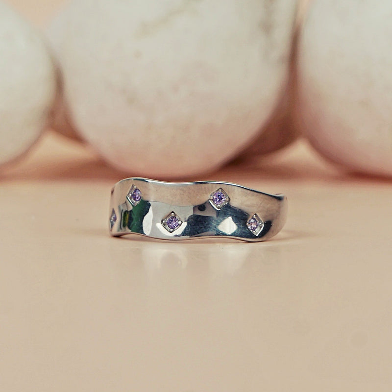 Stellar Path Sterling Silver Ring