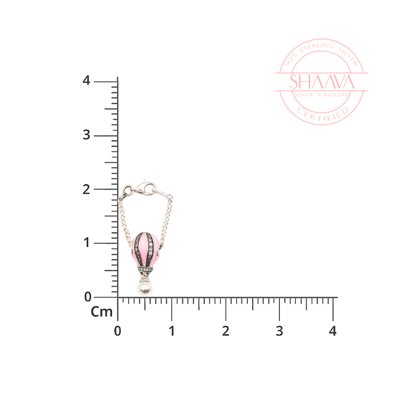 Hot Air Balloon Chain Charm