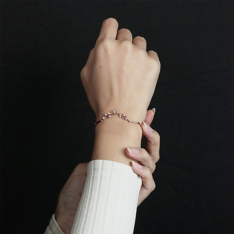 Rose Gold Antler Bracelet