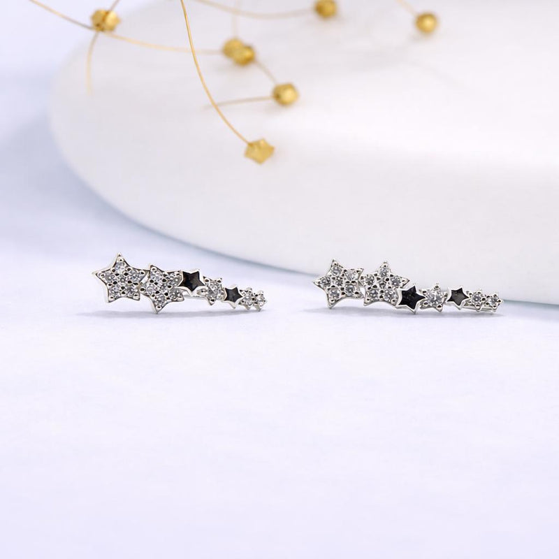 Celestial Star Climber Earrings