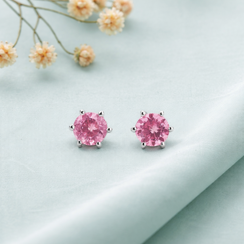 Blush Sparkle Studs