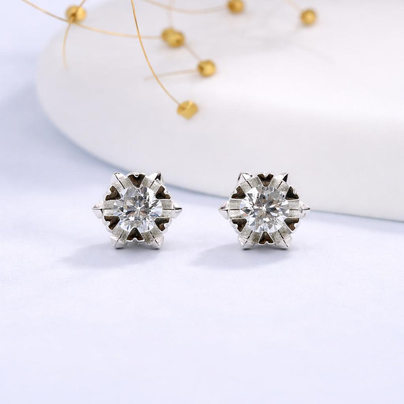 Starlight Burst Stud Earrings
